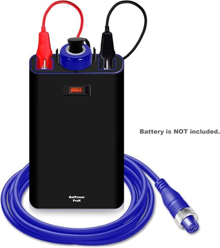 سلك طاقة بكرة كهربائية BatPower 6.6FT FKC20B لـ Banax Kaigen 7000 7000CP 1500 1500TM 500 500TM 300 300C 150 سلسلة بكرات كهربائية - (2.0 متر) in Kuwait