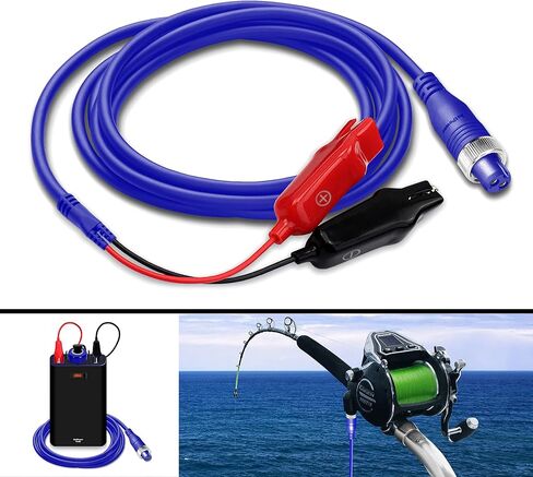 سلك طاقة بكرة كهربائية BatPower 6.6FT FKC20B لـ Banax Kaigen 7000 7000CP 1500 1500TM 500 500TM 300 300C 150 سلسلة بكرات كهربائية - (2.0 متر) in Kuwait