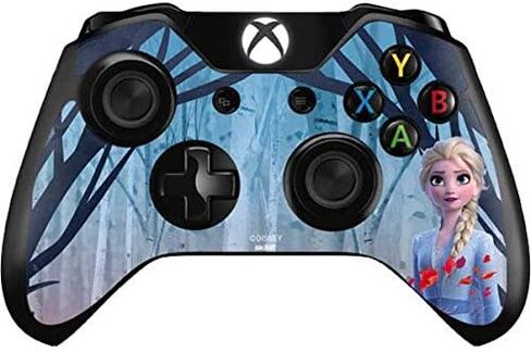 ملصق Skinit المخصص للألعاب متوافق مع وحدة تحكم Xbox One - تصميم Disney Frozen II Elsa المرخص رسميًا in Kuwait