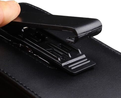 for Unihertz Titan 2 Case, Black PU Leather Pouch Wallet Holster with Belt Loop Clip Magnetic Design Protection Storage Carryig Case Compatible with Unihertz Titan 2 (4.5" Smartphone) in Saudi Arabia