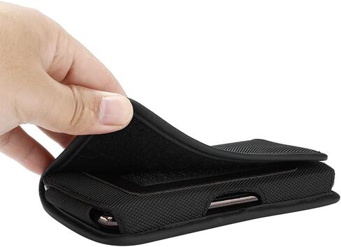 Holster for TCL K33 K32 K23 K24 / TCL 60 XE NXTPAPER/TCL 50 XL NXTPAPER/TCL 50 XE 5G/TCL 503 505S 40 XE XL SE Phone Case, Nylon Pouch Wallet Holster with Belt Loop Clip & Card Holder in Saudi Arabia