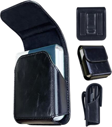 حافظة هاتف بحزام لهاتف Samsung Galaxy Z Flip 7 6 5 4 3، حقيبة هاتف جلدية، حامل هاتف بمشبك حزام لهاتف Motorola Razr + 2023 2024 2025، 40/50/60 Ultra، Razr 5G in Kuwait