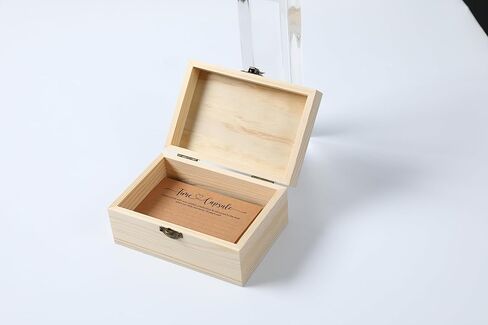 صندوق تخزين خشبي مع مجموعة بطاقات، منظم مكتب وحامل بطاقة معلومات للاستخدام المكتبي للبالغين (غير لعبة) in Kuwait