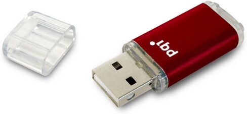 محرك أقراص فلاش USB سعة 128 جيجابايت PQI U273V - أحمر - USB3.0 in Kuwait
