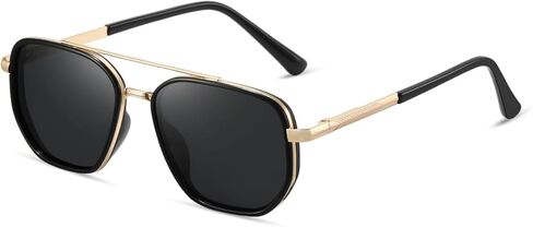 Polarized Aviator Sunglasses for Women Men Square Frame Sun Glasses for Driving Traveling UV Protection in Saudi Arabia