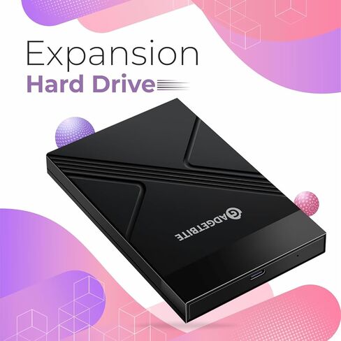Ssd Enclosure Case, Tool-Free External Hard Disk Case with Fast Transfer Speed Up to 5 Gbps & Up to 4Tb Storage Capacity with 2.5 Sata Ssd / HDD (Black, USB to Type C) in Kuwait
