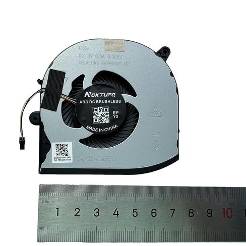 Replacement CPU+GPU Cooling Fan for Dell XPS 15 9570 & XPS 15 7590, Precision 5530 5540 Series Laptop P/N: 008YY9 0TK9J1 TK9J1 08YY9 in Saudi Arabia