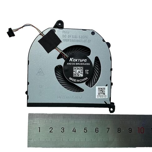 Replacement CPU+GPU Cooling Fan for Dell XPS 15 9570 & XPS 15 7590, Precision 5530 5540 Series Laptop P/N: 008YY9 0TK9J1 TK9J1 08YY9 in Saudi Arabia