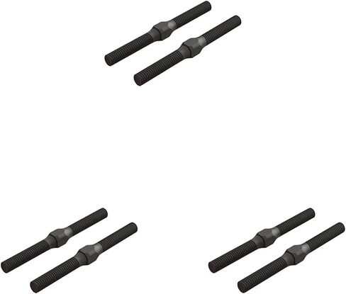 ARRMA Steel Turnbuckle, M4 x 48mm, Black (2), ARA330542 in Kuwait