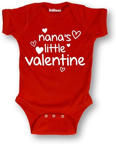 Instant Message - Nana's Little Valentine - Infant Baby One Piece in Saudi Arabia