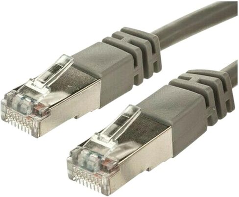 5 Pack - 3ft Shielded STP CAT5e Ethernet Network Router Patch Cable Cord Gray Versatile Universal Cord Durable Reliable Replacement Part Home Appliance Upgrade Maintenance Component in Saudi Arabia