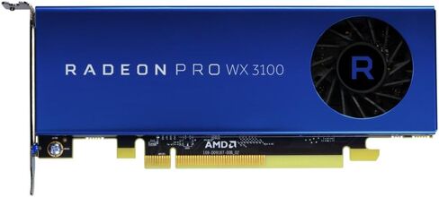 بطاقة رسوميات AMD Radeon Pro WX 3100 - 1.22 جيجا هرتز كور - 4 جيجا بايت GDDR5 - نصف الطول - مطلوب مساحة في فتحة واحدة in Kuwait