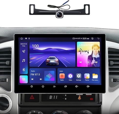 11.5 بوصة (4G+64G) ترقية ستيريو راديو السيارة لعام 2005-2015 Toyota Tacoma متوافق مع Carplay Android Auto GPS Navigation WiFi Bluetooth Mirroring Touchscreen استبدال الوحدة الرئيسية in Kuwait