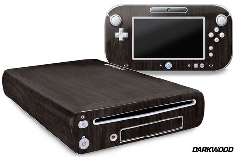 ملصق لاصق لمجموعة رسومات 247 Skins متوافق مع Nintendo Wii U وأجهزة التحكم - Darkwood in Kuwait