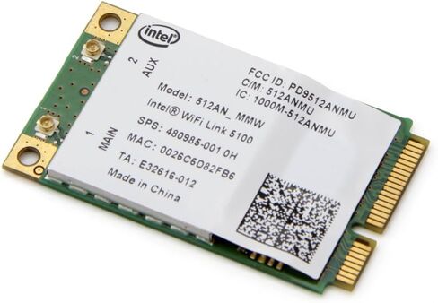 Intel WiFi Link 5100 A-B-G-N Mini PCIe Card 512AN-MMW 512AN-MMW Mini Wireless in Saudi Arabia