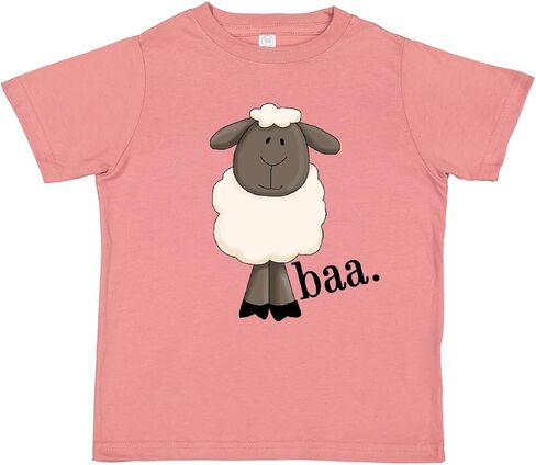 inktastic Baa. Cute Sheep Design Toddler T-Shirt in Saudi Arabia