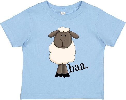 inktastic Baa. Cute Sheep Design Toddler T-Shirt in Saudi Arabia