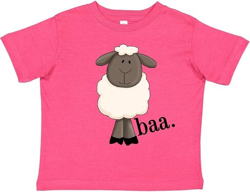 inktastic Baa. Cute Sheep Design Toddler T-Shirt in Saudi Arabia