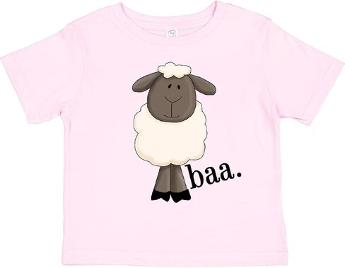 inktastic Baa. Cute Sheep Design Toddler T-Shirt in Saudi Arabia