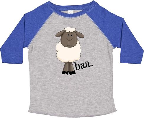 inktastic Baa. Cute Sheep Design Toddler T-Shirt in Saudi Arabia