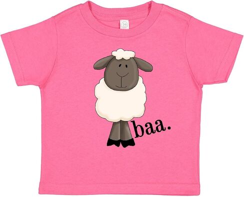 inktastic Baa. Cute Sheep Design Toddler T-Shirt in Saudi Arabia