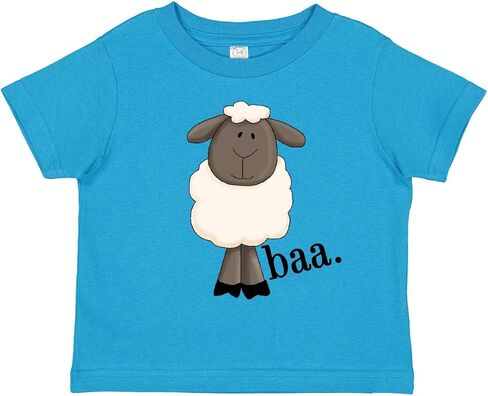 inktastic Baa. Cute Sheep Design Toddler T-Shirt in Saudi Arabia