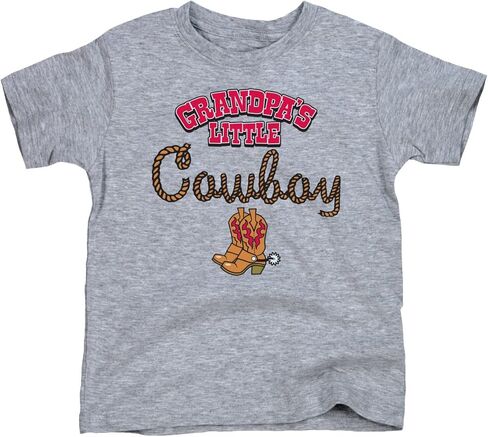 Instant Message - Grandpa's Little Cowboy - Toddler Short Sleeve T-Shirt in Saudi Arabia