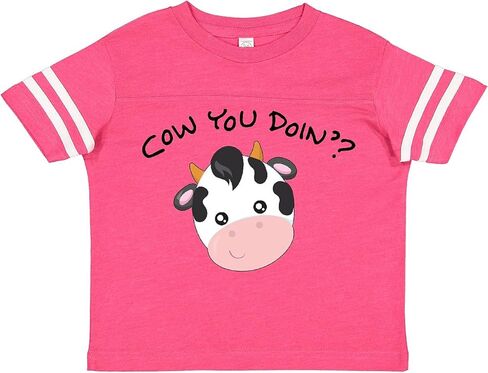 inktastic Cow You Doin' Cute Cow Toddler T-Shirt in Saudi Arabia