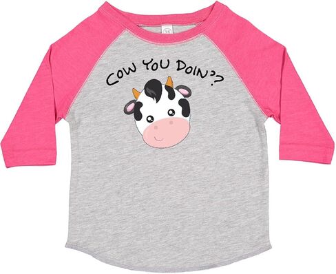 inktastic Cow You Doin' Cute Cow Toddler T-Shirt in Saudi Arabia