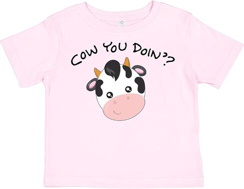inktastic Cow You Doin' Cute Cow Toddler T-Shirt in Saudi Arabia