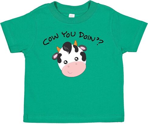 inktastic Cow You Doin' Cute Cow Toddler T-Shirt in Saudi Arabia