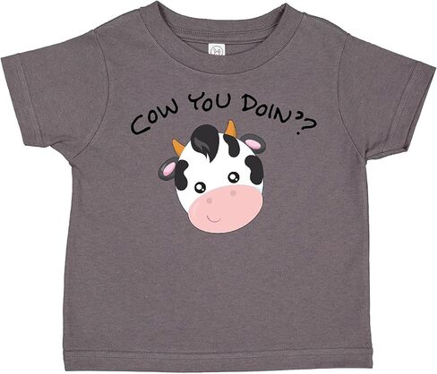 inktastic Cow You Doin' Cute Cow Toddler T-Shirt in Saudi Arabia