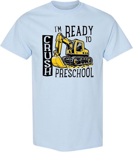 تي شيرت Go All Out I'm Ready to Crush Funny Excavator للأطفال الصغار في مرحلة ما قبل المدرسة in Saudi Arabia