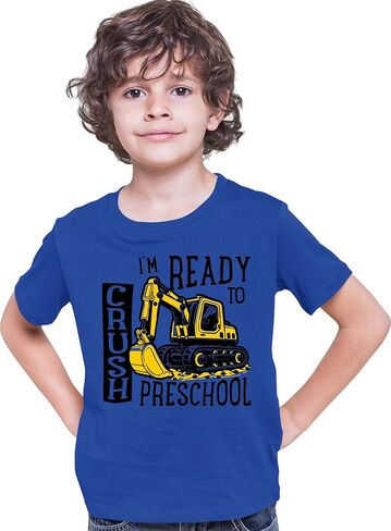 تي شيرت Go All Out I'm Ready to Crush Funny Excavator للأطفال الصغار في مرحلة ما قبل المدرسة in Saudi Arabia