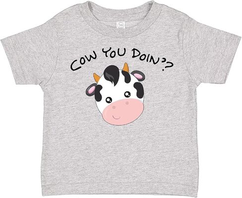 inktastic Cow You Doin' Cute Cow Toddler T-Shirt in Saudi Arabia