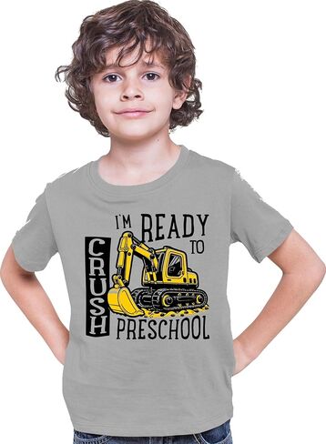 تي شيرت Go All Out I'm Ready to Crush Funny Excavator للأطفال الصغار في مرحلة ما قبل المدرسة in Saudi Arabia