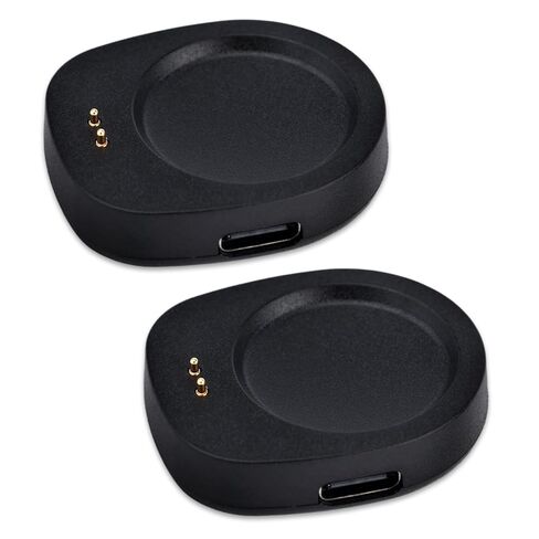2pcs USB-C Charger Adapters, Compact Design Magnetic Smartwatches Charging Adapter Base Station Smart Watch Dock Accessories for Amazfit Balance 2 T-Rex 3 Helio Strap Fitness Tracker (Without Cable) in Saudi Arabia