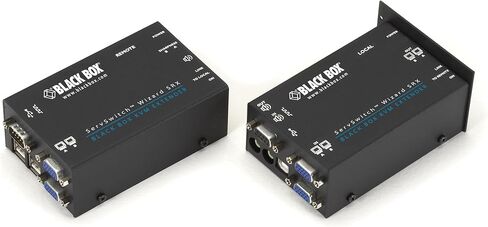 موسع الصندوق الأسود KVM ثنائي VGA USB 2.0 RS232 Audio CATx وصول مزدوج in Saudi Arabia