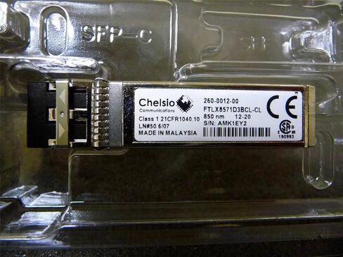 CHELSIO COMMUNICATIONS SM10G-SR / SHORT REACH SFP+ OPTICS MODULE / 10GBase-SR XFP Module in Saudi Arabia