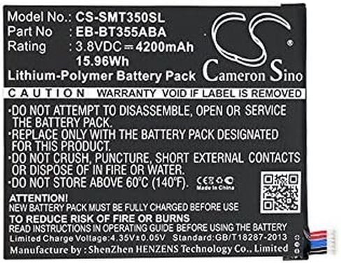 بطارية بديلة XPS متوافقة مع Samsung Galaxy Tab A 8.0 Galaxy Tab A 8.0 SM-T350 SM-P350 SM-T350 PN Samsung EB-BT355ABA in Kuwait