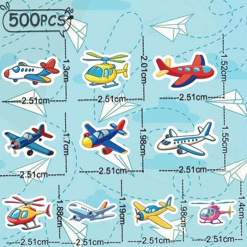 500 قطعة من ملصقات الطائرات الكرتونية، ملصقات الطائرات الملونة، طائرات مضادة للماء، ملصقات جرافيتي مضحكة للحرف اليدوية، هدية زجاجة مياه، خوذة ممتصة للصدمات، حقائب جيدة، ملصق ثلاجة الدراجة، مكافآت مدرسية للرجال in Kuwait