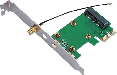 بطاقة شبكة محول خارجي موسع من CHICIRIS، بطاقة PCIE صغيرة إلى بطاقة Riser PCIE، دعم 3.3 فولت و5 فولت، مادة معدنية in Kuwait