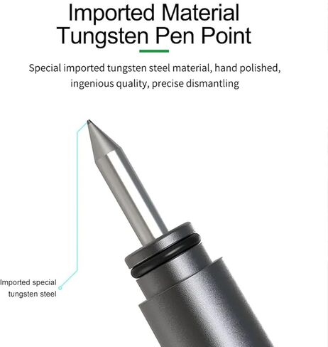 Phone Blasting Pen for Back Cover Glass Battery Cover Demolition Rear Camera Disassembly Breaking Pen With Handle and Knife Blade # 3, 4, 16, 17 for iPhone X-17 Pro Max Rear Housing Cover Removal Tool in Saudi Arabia