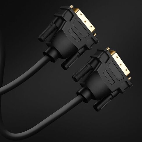 كابل DVI ذكر إلى ذكر، شاشة HD 1080P، اتصال آمن، 24+1 دبوس، حماية فعالة، للألعاب، بث الفيديو، عرض العمل، PVC، OFC (2M) in Saudi Arabia