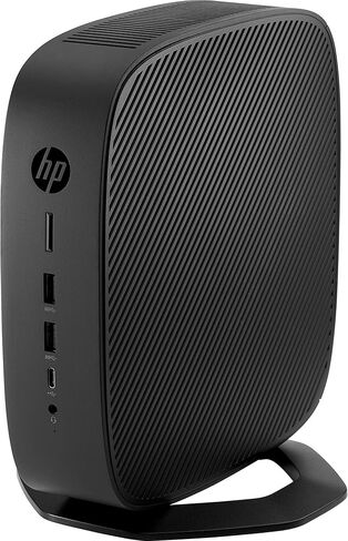 HP t740 Thin Client - AMD Ryzen V1756B رباعي النواة (4 النواة) 3.25 جيجا هرتز - متوافق مع TAA - ذاكرة وصول عشوائي DDR4L SDRAM سعة 8 جيجابايت - فلاش 64 جيجابايت - رسومات AMD Radeon Vega 8 - جيجابت إيثرنت - Windows 10 IoT Enterprise (En) in Kuwait