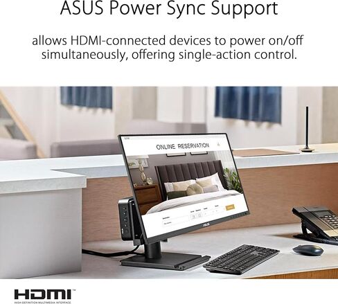 ASUS 27" 1440P Business Monitor (BE27AQG) - QHD (2560x1440), IPS, 120Hz, Ergonomic Design, Speakers, Height Adjustable, Power Sync, Eye Care, VESA Wall Mountable, 3 yr Warranty TAA Compliant in Saudi Arabia