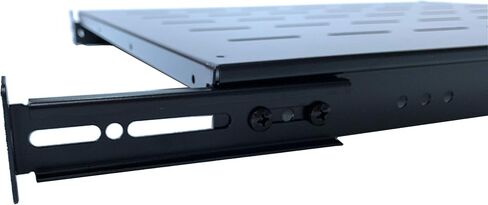 RAISING ELECTRONICS Fixed Rack Server Shelf 1U-Adjustable 21.5inch-28inch Deep. in Kuwait
