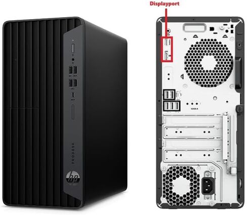 سطح المكتب HP ProDesk 600 G6 Tower، كمبيوتر Windows 11 Pro، Intel Core i5-10500 4.50 جيجاهرتز، ذاكرة وصول عشوائي 16 جيجابايت، 256 جيجابايت SSD، دعم 4K، لوحة مفاتيح ماوس وRGB (مجددة) in Kuwait