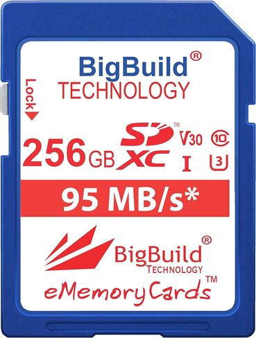 256GB U3 SDXC Memory Card for Sony a1 II, FX2, ZV-E10 II, DSC-RX1R III Camera in Kuwait