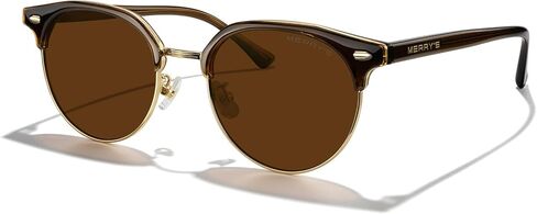 MERRY'S Modern Semi-Rimless Square Acetate Sunglasses for Women and Men UV400 Polarized Sunglasses S6190 in Saudi Arabia